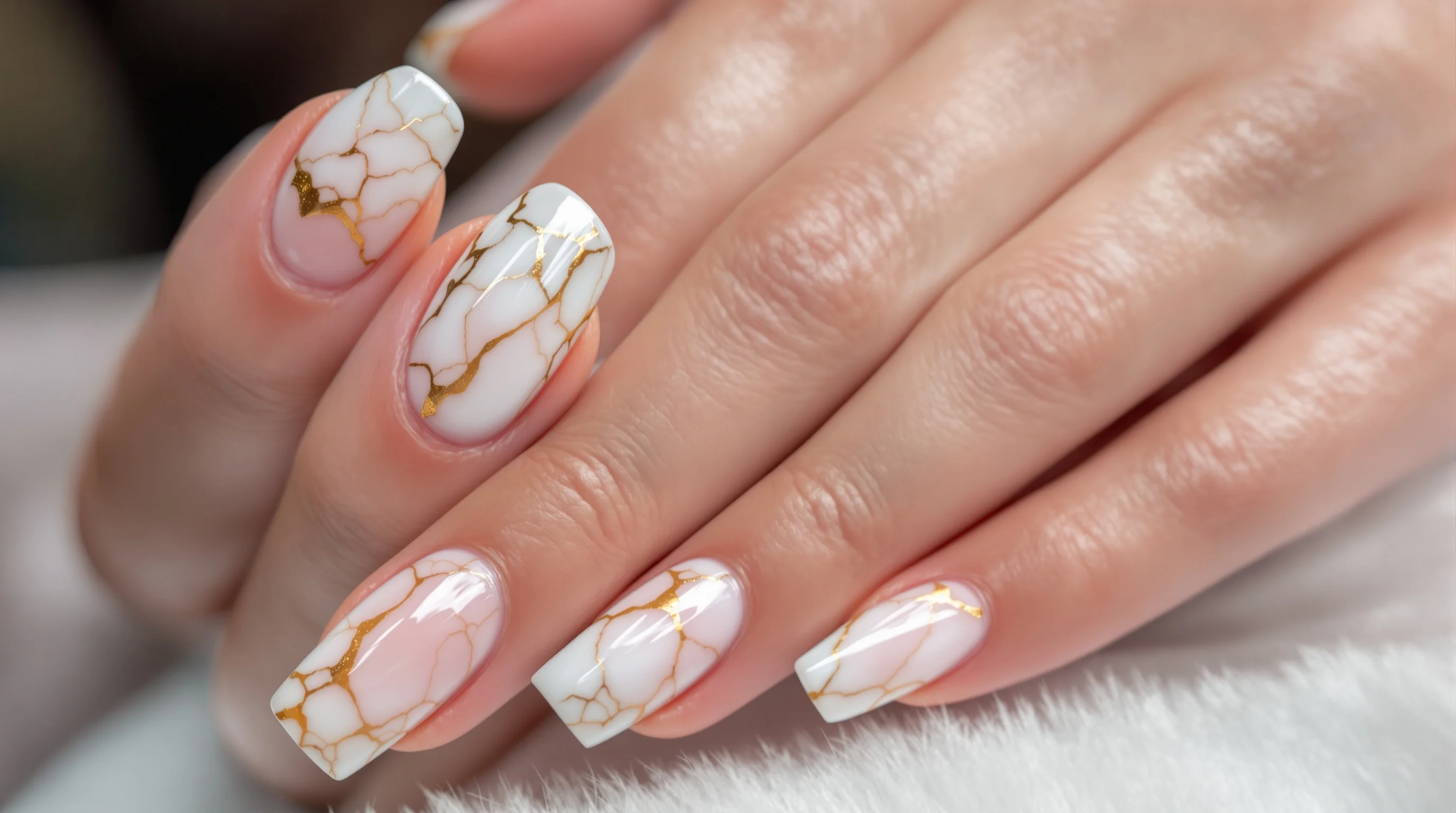Mermer & Krom Tırnaklar — Aura Beauty Club Bodrum Mermer & Krom Tırnaklar — Aura Beauty Club Bodrum