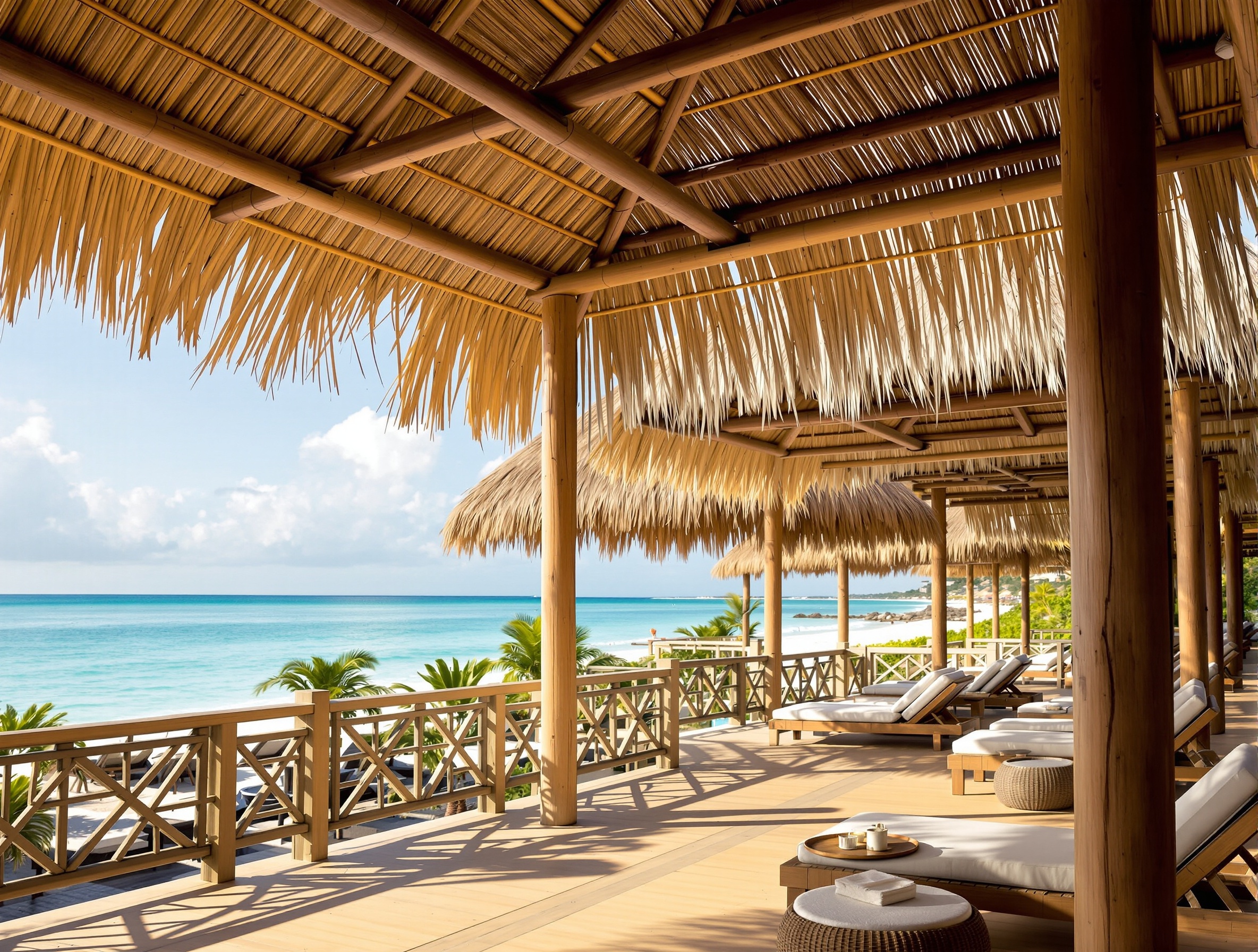 Plaj Kulübesi Çatısı