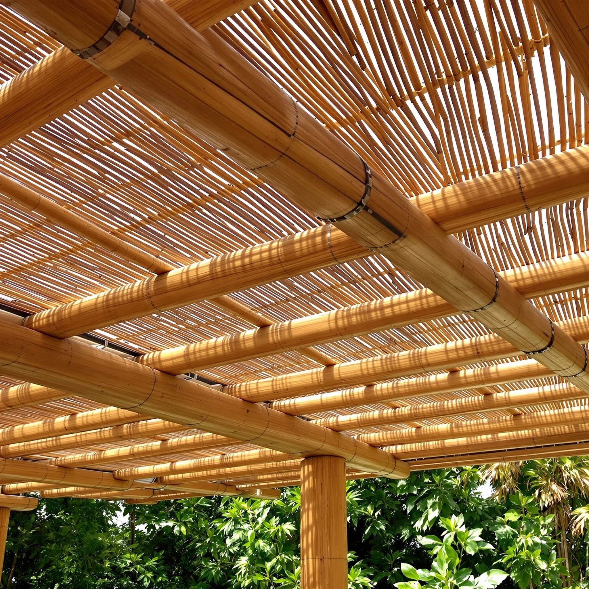 Tropikal Bambu Pergola thumbnail 2