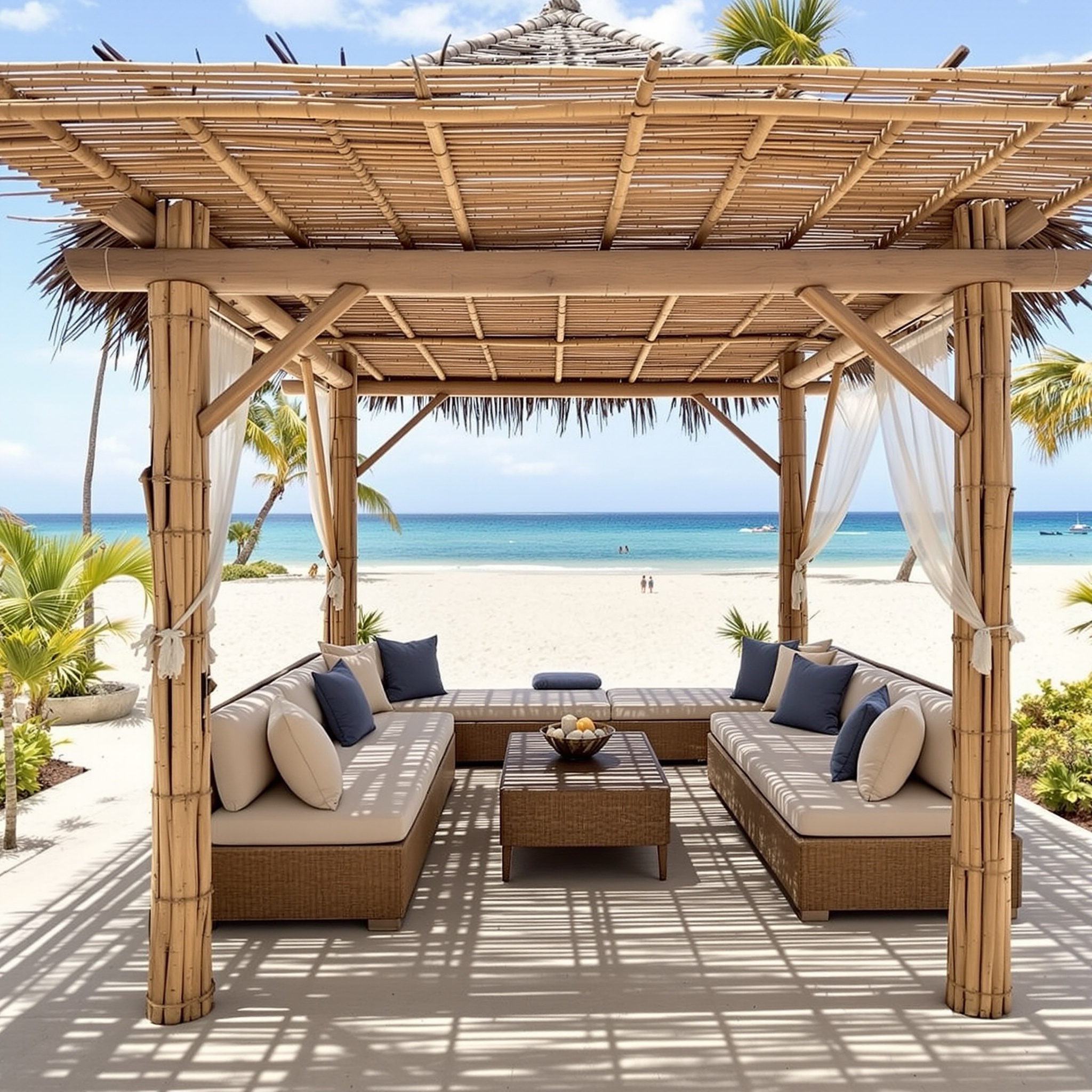 Tropikal Bambu Pergola thumbnail 3