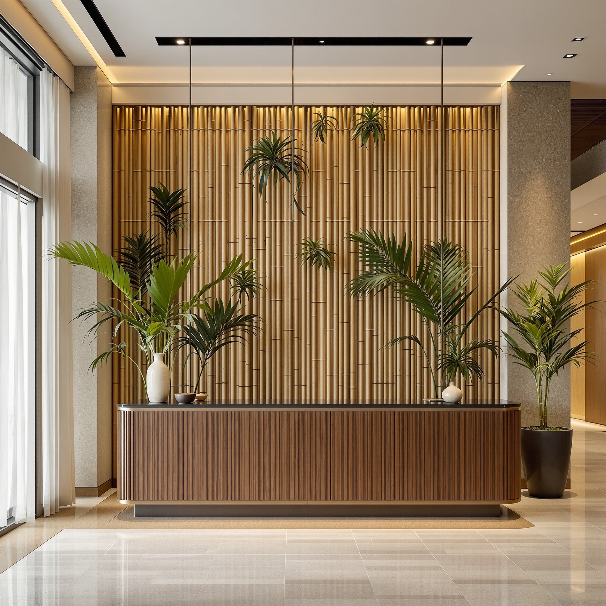 Dekoratif Bambu Panel thumbnail 5