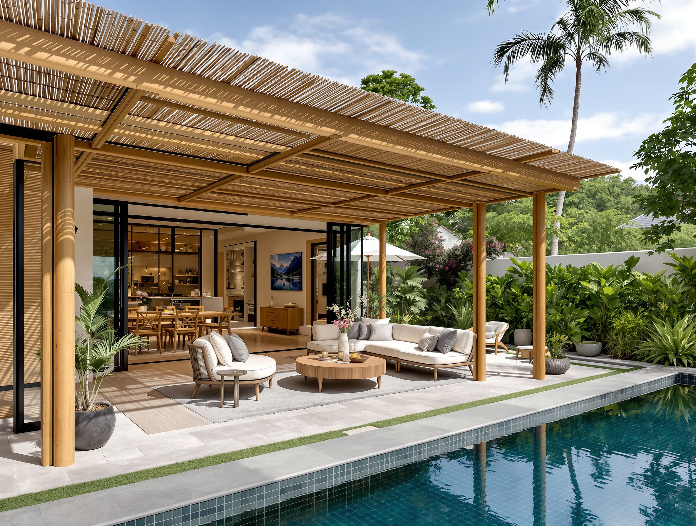 Villa Bambu Çatı Projesi